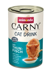 animonda Carny Adult Cat Drink mit Thunfisch 24x 140 ml Katzenfutter Nassfutter