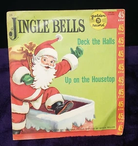 Golden Records "Jingle Bells/Deck The Halls/Up On The Housetop" (45rpm) - Picture 1 of 4