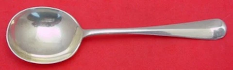 Queen Anne by CJ Vander Sterling Silver Cream Soup Spoon 6 1/4" Cover