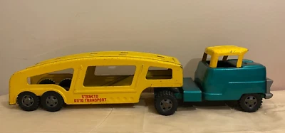 Vintage Structo Car Carrier Auto Transport Pressed Steel Toy al-89 - Image 1 of 4
