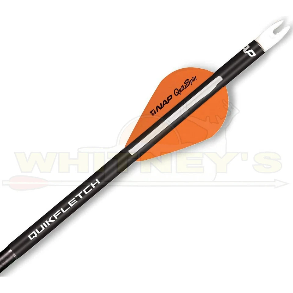 Nap Quickfletch Speed Hunter Vane System 1 White 2 Orange Black 6pk