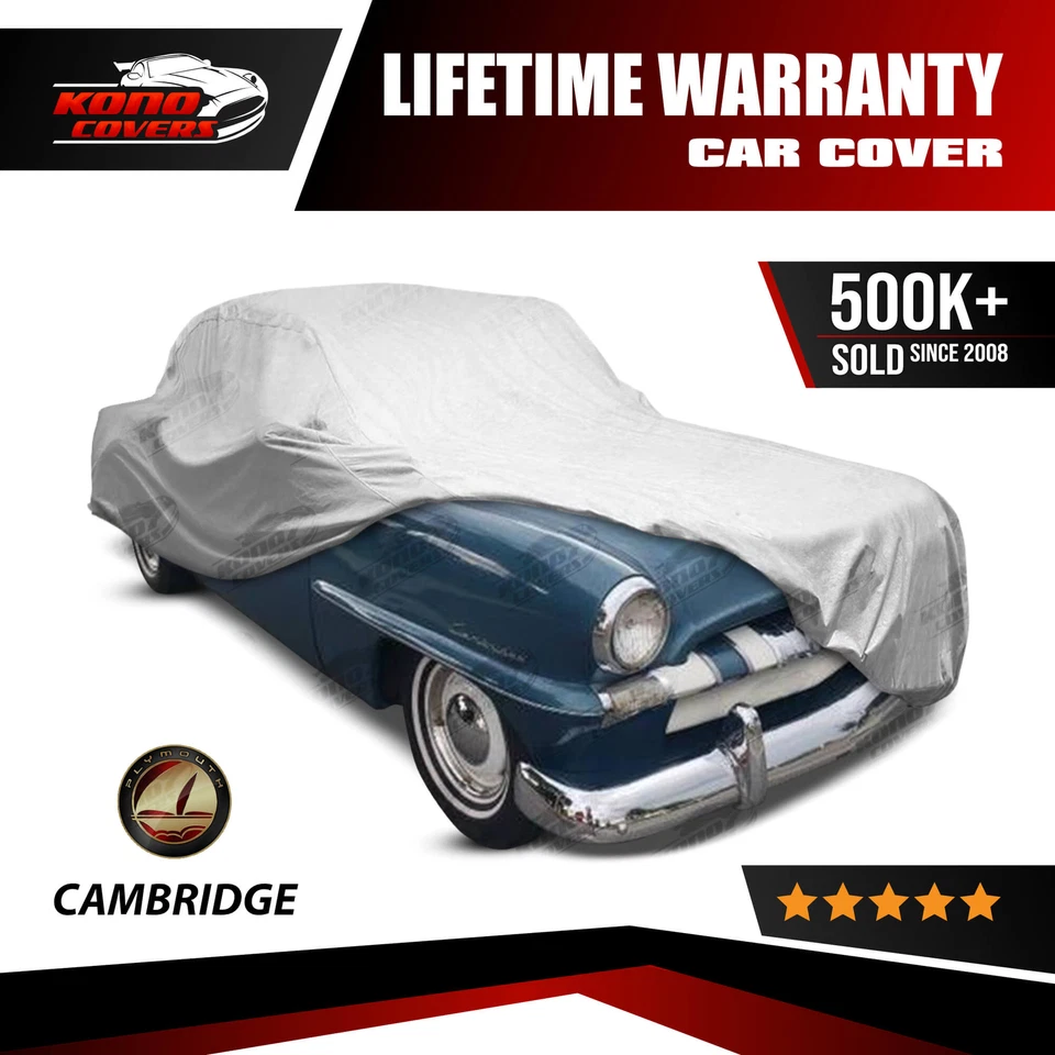 Capa de carro Plymouth Cambridge 5 camadas impermeável 1951 1952 1953 - Imagem 1 de 4