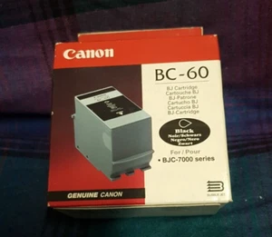 Original Original Canon BC-60 schwarze Tintenpatrone - undatiert - Bild 1 von 4