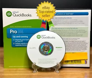 QUICKBOOKS Desktop PRO 2015 Windows w/ Key & CD- TESTED - Picture 1 of 8