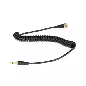 3.5mm Flash Sync Cable Cord & Screw Lock to Male Flash PC for DSLR Camera X7S7 - Picture 1 of 8