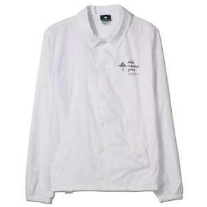 Lrg OLD TREE White Green Black Graphic Windbreaker Coaches Discount Men's Jacket - Picture 1 of 12