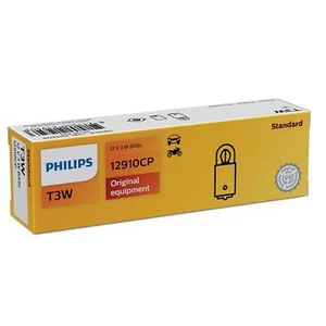 10x Philips Standard T3W 3W 12V Autolampen Glühlampen Glühbirnen - Bild 1 von 3
