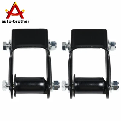 LH & RH Leaf Spring Shackle Rear Pair Set Fit For Chevy Blazer S10 GMC Jimmy S15 - Image 1 of 4