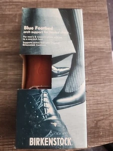 Birkenstock Blue Footbed Arch Support Shoe Liners Women 11 Men 9 New READ - Picture 1 of 4