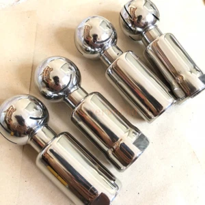 3/8" 1/2" 3/4" Rotating Tank Washing Nozzle CIP Rotary Spray Ball Cleaning Head - Picture 1 of 10