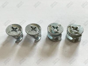 Ikea Metal cam lock nuts, Part # 110630 (4 pack) - NEW USA shipped - Picture 1 of 1