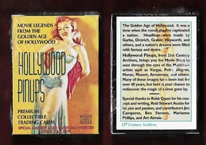 Complete Mint Set 50 Hollywood Pinups Trading Cards 1995 New Sealed Box - Bild 1 von 6