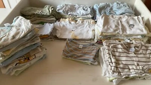 Paket Set über 60 Teile Kleiderpaket Junge Gr. 50 56 62 68 - Bild 1 von 1