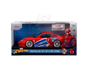 Jada 1:32 Hollywood Rides Spider Man Marvel Avengers Porsche 911 GT3 RS 36068 - Picture 1 of 2