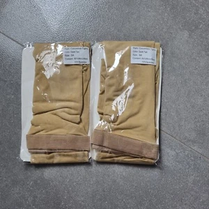 CONVERTIBLE TIGHTS DANCE x 2 - SIZE SA - DARK TAN - NEW - Picture 1 of 1