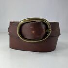 Mossimo Supply  Co Wide Brown Genuine Leather Belt - Women's Size 30