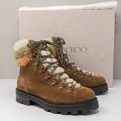 Botines planos de piel de oveja Jimmy Choo Eshe talla 6,5 EE. UU. (36,5 UE) Foto 1 de 4