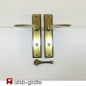 B-Ware Türdrücker Alicia WC Bad Messing brüniert Türgriff Türbeschlag Portaferm - Bild 1 von 2