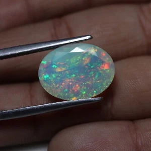 5,3 quilates 15,5 x 11,6 x 6,7 mm natural multi llamativo fuego etíope Welo ópalo corte ovalado - Imagen 1 de 13