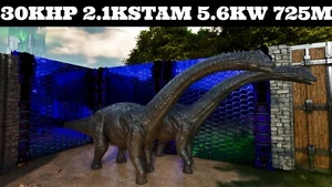 ARK Survival Ascended PvE PC/XBOX/PS Top Stats Brontosaurus Black 5.6kW (bronto) - Picture 1 of 11