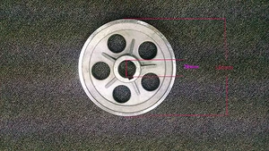 Pulley for motor. Single Groove 160mm. shaft size: 28mm - Picture 1 of 1