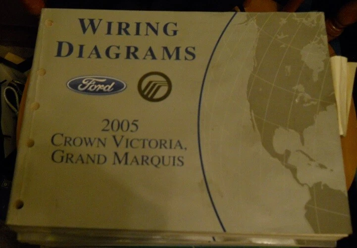 Ford Crown Victoria Mercury Grand Marquis 2005 diagramas de cableado manual Foto 1 de 1