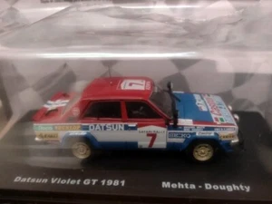 DATSUN VIOLET GT 1981 - MEHTA DOUGHTY - WRC OFFICIAL COLLECTION - Picture 1 of 2