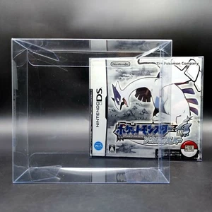 LOT 4 DS NDS Pokemon Heart gold - Soul Silver Clear Plastic Cases Box Protectors - Picture 1 of 8