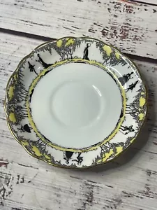 Paragon (Star Paragon) Silhouette Yellow Saucer Plate Bone China - Picture 1 of 8