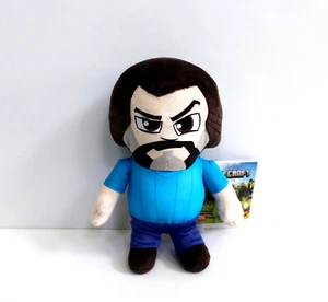 Minecraft Steve Plüschtier 8,5 Zoll verpixeltes Design Mattel Mojang Neu mit Etikett - Bild 1 von 2