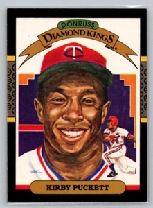 1987 Donruss Diamond Kings Kirby Puckett #19 - Picture 1 of 2