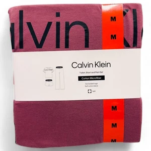Calvin Klein T-Shirt, Short and Pant Set Cotton Microfiber (Size M) - Picture 1 of 1