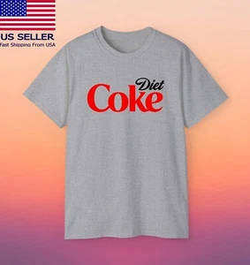 DIET COKE Soda Soft Drink Men's Grey Size S-5XL - Picture 1 of 1