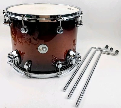 DW DESIGN 14" PISO TOM CON PATAS TABACO RÁFAGA LACA ¡SE ENVÍA GRATIS A C-USA! Foto 1 de 4