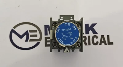ABB TP40DA ZUSATZSCHÜTZ TIMER TIMING 0,1S-40S KOSTENLOSER SCHNELLER VERSAND - Bild 1 von 4
