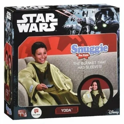 Disney Star Wars Fleece Snuggie Manta para Niños Yoda Nueva en Caja 54x42 Foto 1 de 3