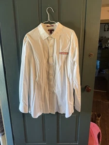 Asplundh Slim Fit XL White Button Down Shirt - Picture 1 of 7