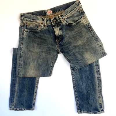 Edwin jeans ED-80 Slim Tapered Japanese Vintage Faded Blue Denim Mens 34 X 34 - Image 1 of 4