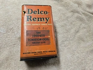 NOS 1941 1942 1946 CHEVY DELCO REMY IGNITION COIL CHEVROLET GM 1910405 COIL 1941 - Picture 1 of 23