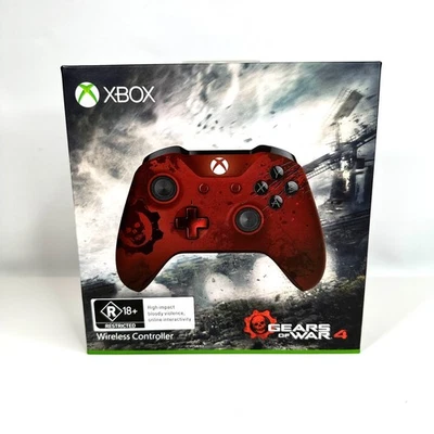 Gears  of War 4 Xbox One Controller | Brand New & Sealed | Red | Tracked Postage - Image 1 of 4