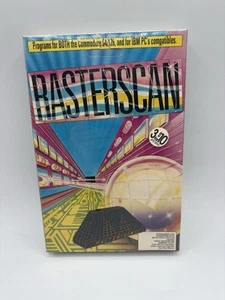 Rasterscan Commodore 64/128 IBM Floppy Disk Game New In Box SEALED NIB - Picture 1 of 2
