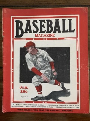 1930 Baseball Magazine Wes Ferrel Babe Ruth Lou Gehrig Ty Cobb Walter Johnson - Image 1 of 4