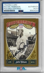 Rachel Robinson Auto Signed 2013 Panini Cooperstown Baseball Jackie #42 PSA/DNA - Picture 1 of 1