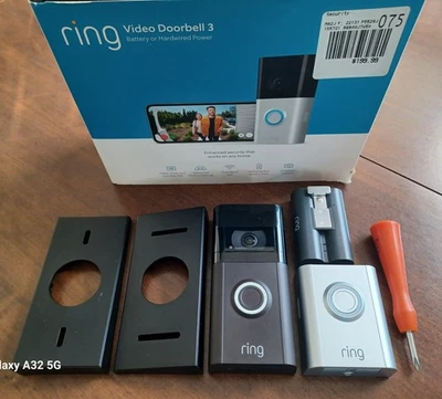 Ring Video Doorbell 3 Home Security Camera (5AT3S9) READ THE DESCRIPTION  - Image 1 of 4