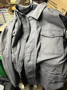 George Field Jacket Men's Charcoal Sky Gray 3-xlg Coat, new - Picture 1 of 2