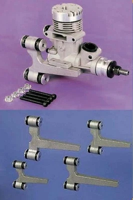 DUBRO Vibration Reducing Motor Mount Set .25 to .50 2-Cycle Engines 655 - Image 1 of 2