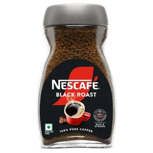 Nescafé Café Instantané Torréfié NoirI Torréfié Plus Long Pour Une Tasse Plus Forte I 90g, Pot - Photo 1/6
