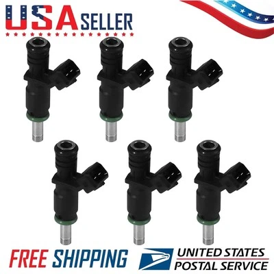 6x Inyector de combustible para BMW E90 323i 2006-2009 325i 2006 330i E92 328xi E70 X5 E60 Foto 1 de 4