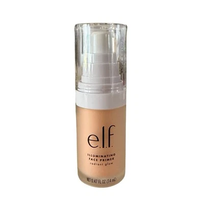 e.l.f. Illuminating Face Primer Lotion Radiant Glow 0.47 fl oz Elf Makeup 83404 - Image 1 of 2