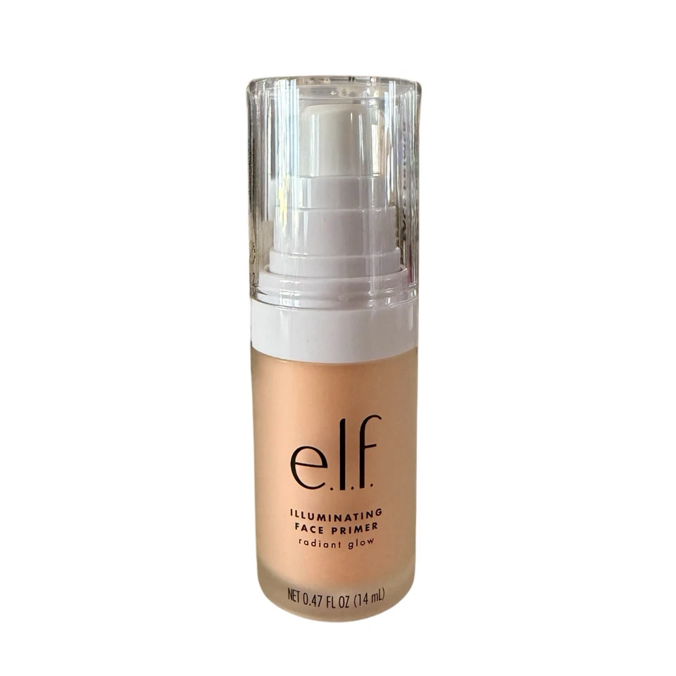 e.l.f. Illuminating Face Primer Lotion Radiant Glow 0.47 fl oz Elf Makeup 83404 - Image 1 of 2